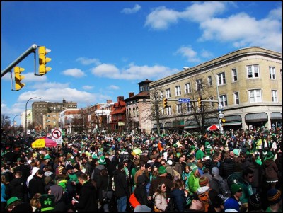 St Paddy's Day Parade Bus