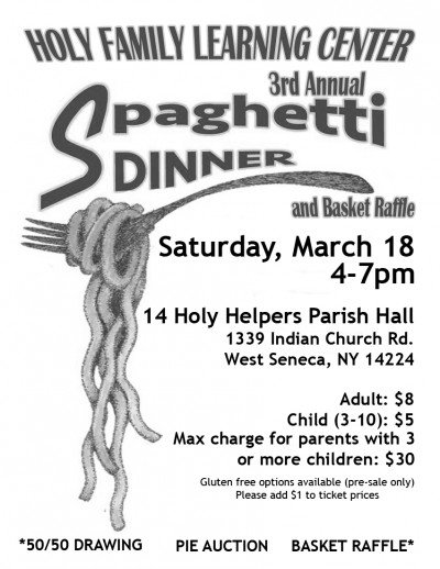 Spaghetti Dinner & Basket Raffle