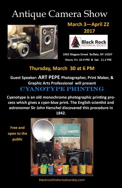 Antique Camera Show & Presentation by Art Pepe on Cyanotype Photographic Printing Process