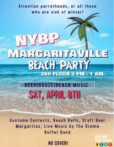 NYBP Margaritaville Indoor Beach Party