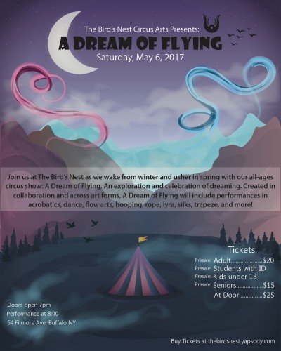 The Bird's Nest Circus Arts Presents "A Dream of Flying"