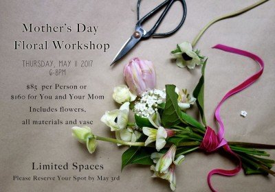 Mother's Day Floral Workshop