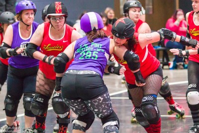 Queen City Roller Girls: Suicidal Saucies vs Alley Kats
