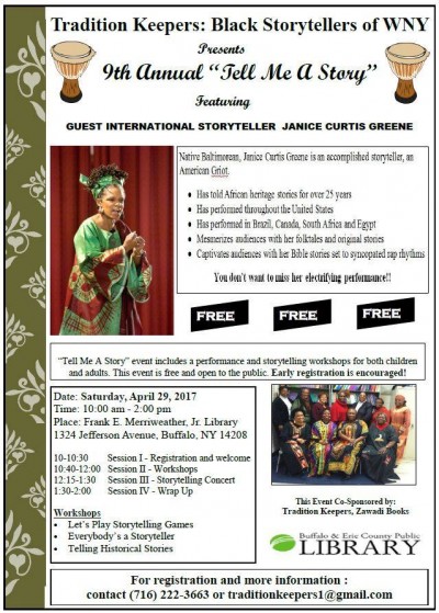 29 Tell Me A Story - Storytelling Workshops with Tradition Keepers
