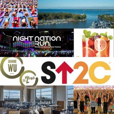 TGIF Flex & Flow Yoga Party for Stand Up 2 Cancer with Fit2bWell and Night.