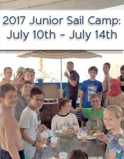2017 Junior Sail Camp Week 3: July 10 -14