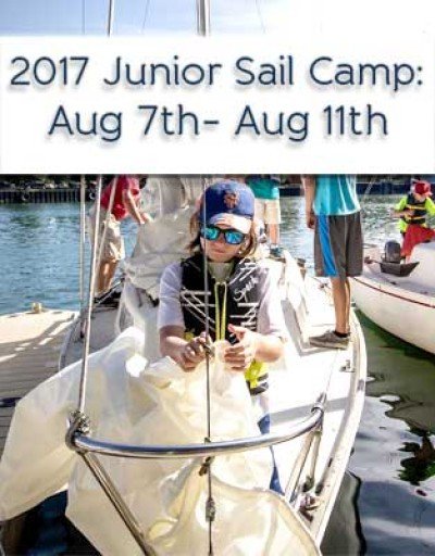2017 Junior Sail Camp Week 7: Aug 7 – 11