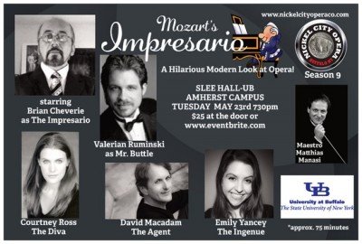 Nickel City Opera presents The Buffalo Traveling Roadshow Opera and 'The Impresario'