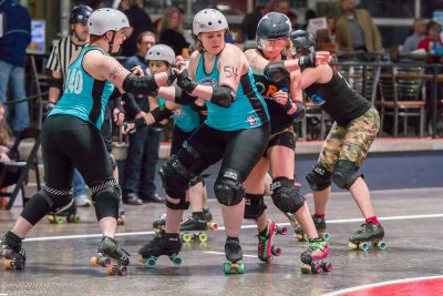 ROLLER DERBY - Queen City Roller Girls Lake Effect Furies/Subzero Sirens DOUBLEHEADER vs Ohio Roller Girls