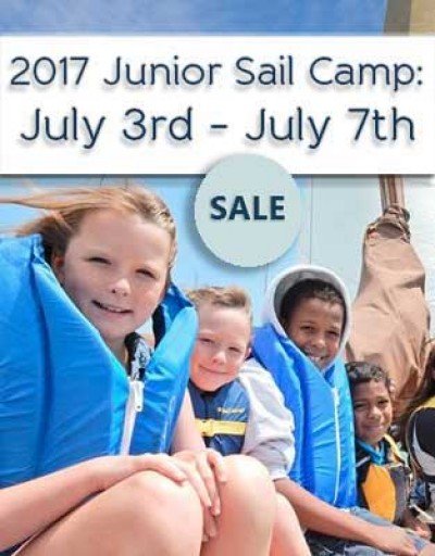 2017 Junior Sail Camp Week 2: July 3 – 7 NOW ON SALE