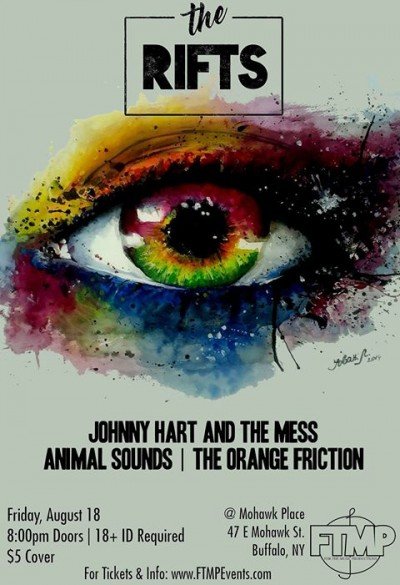 The Rifts, Johnny Hart and the Mess, Animal Sounds, & The Orange Friction
