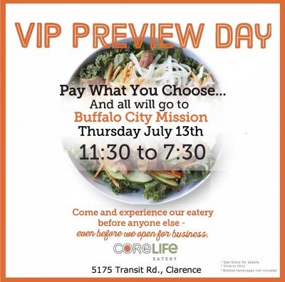 CoreLife Eatery Supports the Buffalo City Mission