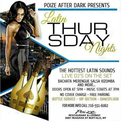 Latin Thursday At Poize Restaurant & Lounge