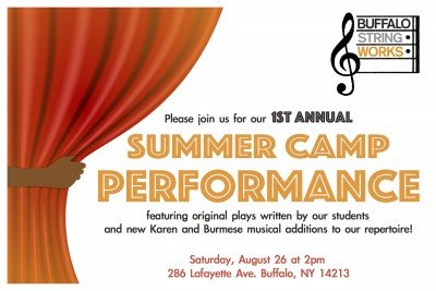 Buffalo String Works Summer Camp Performance