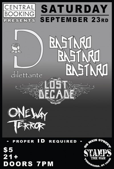 Stamps-LostDecade/Bastard³/Dilettante/OneWayTerror