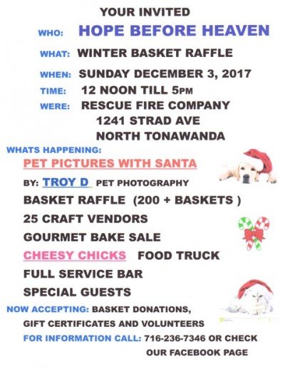 Holiday Fundraiser — Dec 3, 2017