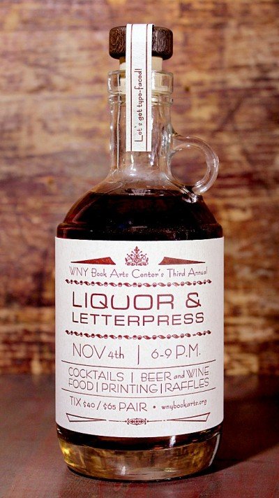 WNYBAC Liquor & Letterpress Fundraiser