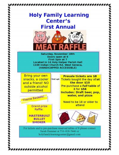 Holy Family Learning Center's Meat Raffle