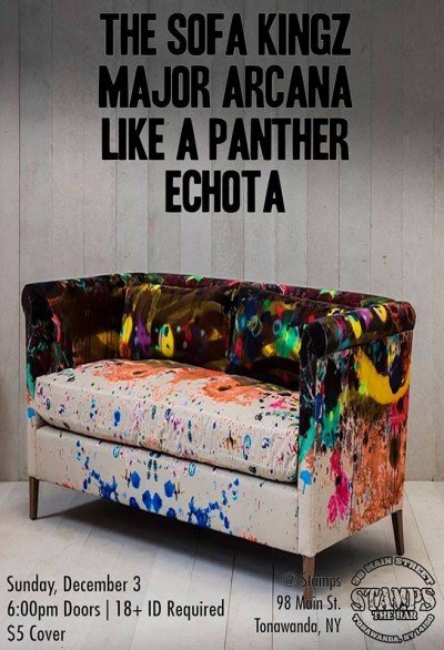 The Sofa Kingz, Major Arcana, Echota, & Like A Panther — Dec 3, 2017