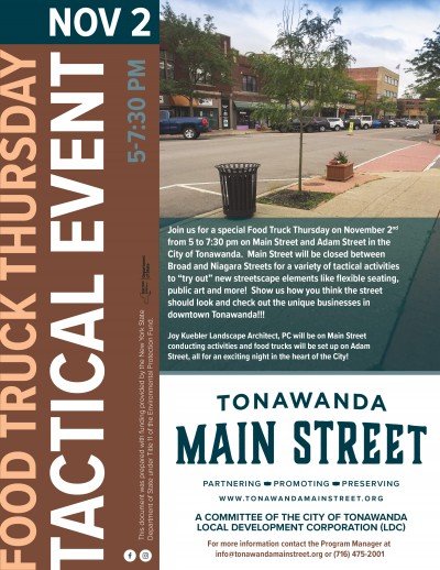 Tonawanda Main Street Food Truck Thursday Tactical Event