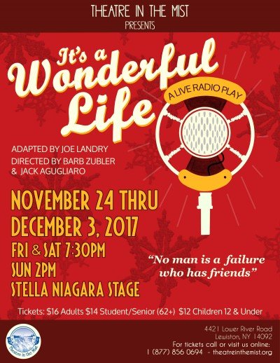 Theatre in the Mist Presents "It's a Wonderful Life: A Live Radio Play"