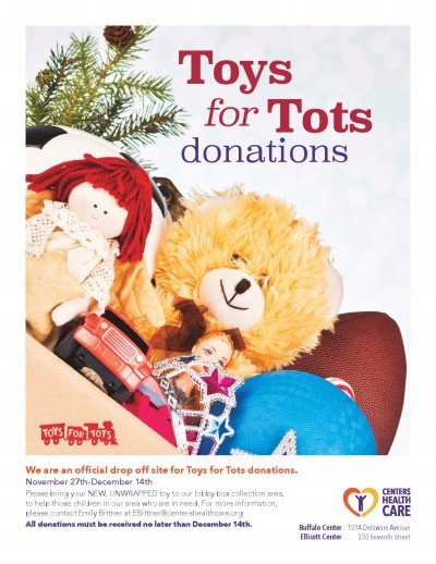 Buffalo Center Toys For Tots Donations