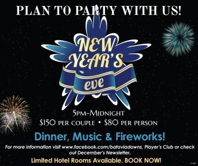 New Year's Eve Party at Batavia Downs — Dec 31, 2017