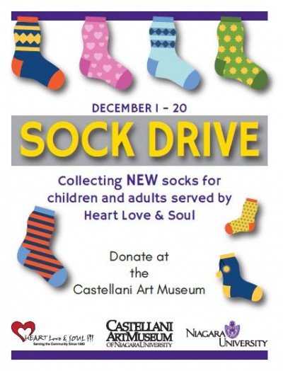 Castellani Art Museum Sock Drive
