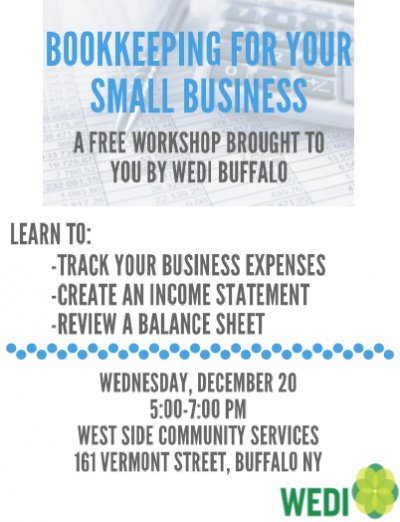 Small Business Bookkeeping — Dec 20, 2017