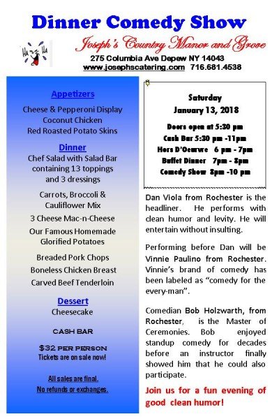 Comedy Show and Dinner