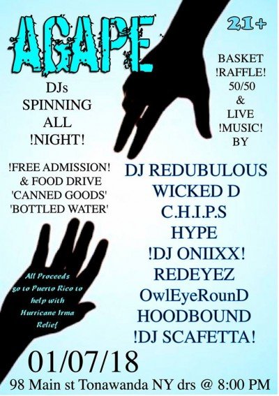 Agape! Benefit for Puerto Rico