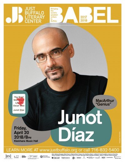 BABEL: Junot Díaz at Kleinhans Music Hall — Apr 20, 2018