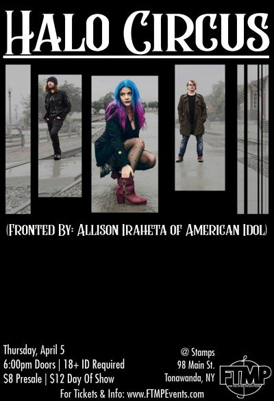 Halo Circus (Allison Iraheta of American Idol) — Apr 5, 2018