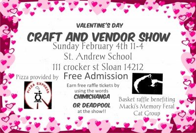 Valentine's Day Craft And Vendor Show @ St. Andrews Sloan