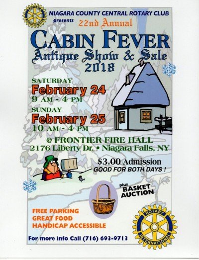Niagara County Central Rotary Club 22nd Annual Cabin Fever Antique Show