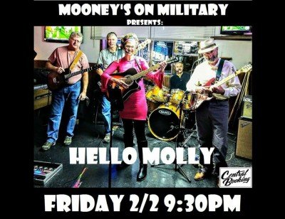 Mooney's On Military Presents Hello Molly