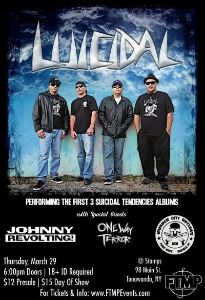 Luicidal (ex-Suicidal Tendencies performing first 3 S.T. albums)