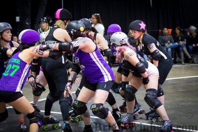 Queen City Roller Girls - Another Great Game in Close Season at Buffalo Riverworks — Feb 24, 2018