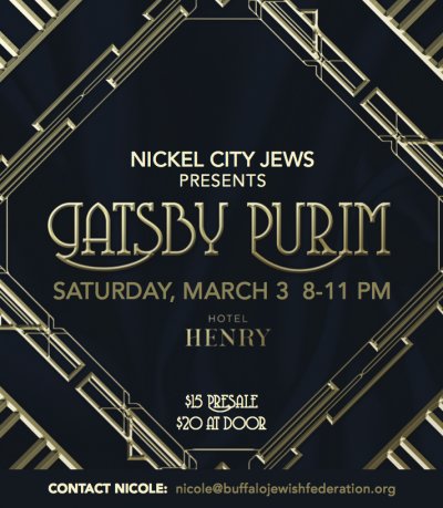 Nickel City Jews Gatsby Purim