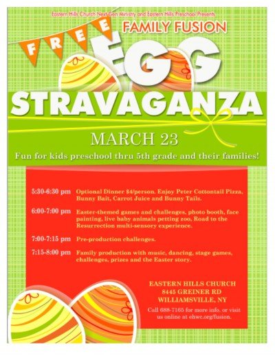 Family Fusion's FREE  Easter "Egg"stravaganza