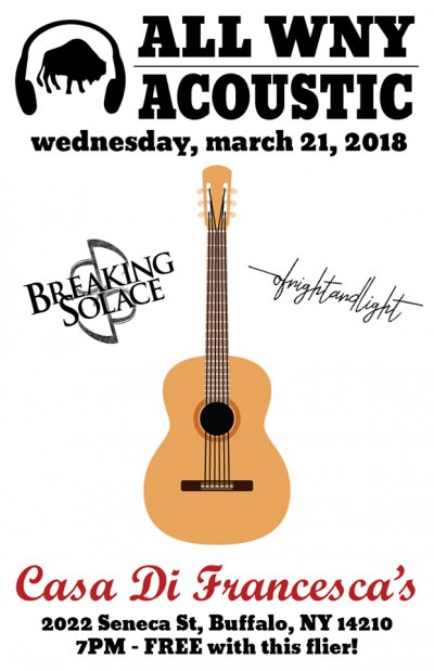 An Acoustic Evening with Breaking Solace & Of Night and Light