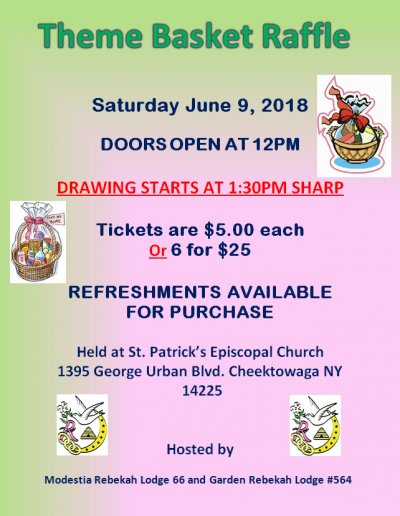 Theme Basket Raffle — Jun 9, 2018