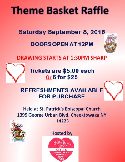 Theme Basket Raffle — Sep 8, 2018