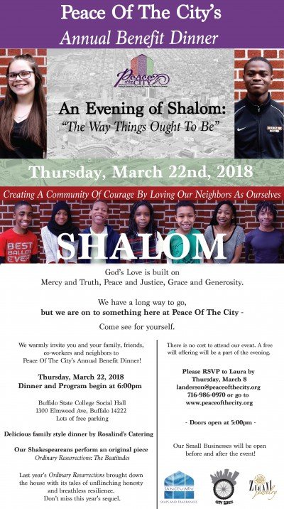 An Evening of Shalom: Peace Of The City’s Annual Benefit Dinner