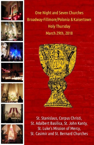 One Night and Seven Churches Pilgrimage – Holy Thursday 2018