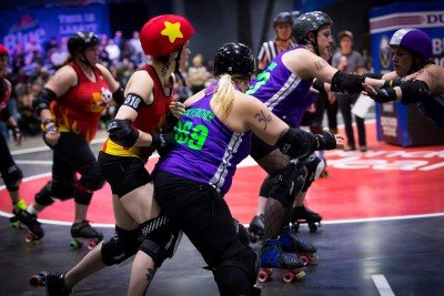 Queen City Roller Girls: Suicidal Saucies vs Alley Kats at Buffalo Riverworks — Apr 6, 2018