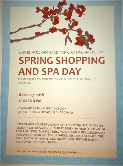 Spring Shopping and Spa Day — Apr 7, 2018