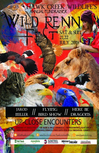 Wild Renn Fest at Hawk Creek Wildlife Center — Jul 21, 2018