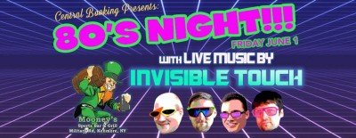 '80s Party at Mooney's with Invisible Touch