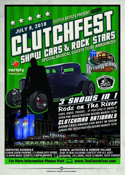 Clutchfest at RiverWorks at Buffalo Riverworks — Jul 8, 2018